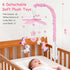 SGIP 6 35 28 Baby Crib Mobile for Girls, Unicorn Crib Mobile with Music, Pink White Musical Nursery Mobiles, Pink
