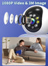 Diyeeni 2K, 360 Indoor Security Camera Pet Camera, Degree Home Security Camera for Baby/Elder/Nanny with Night Vision