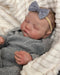FOCKOF Realistic Reborn Baby Dolls Girl 17-Inch Soft Vinyl Lifelike Real Life