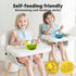 Bantroplis 2-in-1 Set SUS304 4Pack Stainless Steel Baby Bowls with Suction, Toddler Feeding Non-Toxic | Unbreakable