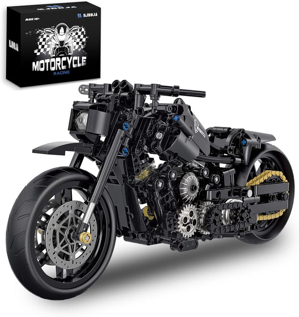 1:8 Motorcycle Building Set for Adults, Building Blocks for Adults, Collectible Toy