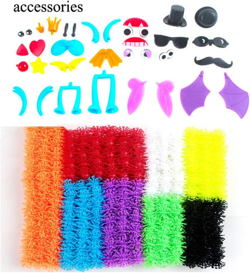 640pcs Building Blocks Connect Toys, Basic Mix Construction STEM Assembling Educational Interlocking Toys for Boys Age