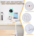 J. JOHNEST 360 J JOHNEST Universal Baby Monitor Mount Flexible Silicone Arm for Crib, Non-Toxic Material, No Clamp