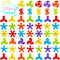120 Pack Mini Fidget Spinner, Stress Relief Sensory, Easter Basket Stuffers, Easter