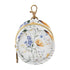 YETTASBIN Wildflowers Portable Pacifier Holder Case with Metal Hook Buckle & Zipper for