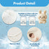 GML 0.4 27.5x47 Bunny Cooling Crib Mattress Pad Waterproof, Breathable Baby Mattress Protector for Toddler Bed