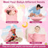 Sublaga 5 Set, 32x32 3 Set Pcs Baby Towels in Hooded Bath Towel, Pcs Baby Washcloths and Muslin Baby Bibs for Newborns