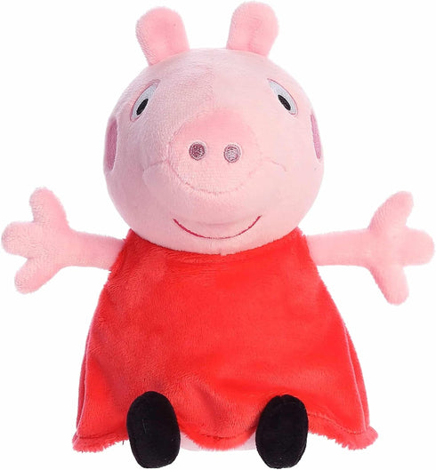 6 Inches Aurora Playful Peppa Pig Stuffed Animal - Officially Licensed Toys for All Fans - Perfect for Birthdays