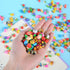 300 Pieces Mini Animal Fruit Erasers for Kids, Bulk Small Pencil Erasers for Classroom Rewards, Party Favors, Gift