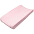 HonestBaby Unisex Baby Organic Cotton Changing Pad Cover and Toddler Sleepers, Light Pink, One Size