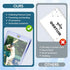 64ct 35pt ZENOWICK Magnetic Card Holders, One Touch Card Holder, U-V Protection Hard Plastic Case for Trading Cards