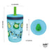 Zak Designs Kelso 15 oz Tumbler 2pc Set, Leak-Proof Lid with Straw, Durable Plastic, Perfect for Kids