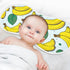 J JOYSAY 22''x11'' 4 1 Pack Banana Baby Burp Cloths for Boys Girls Large Cotton Baby Washcloths Extra Absorbent Soft