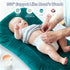 100% Mat,Tummy 0-24 Cotton Baby Lounger for Newborn,Baby Play Time Mat with Cover for Months Newborn Baby,Washable Play