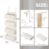 4 ANTIS'S HOME Nursery Over The Door Organizer Boho Decor Nursery Storage with Large Woven Pockets, Macrame Nursery