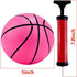 Shindel 5 Inch Mini Toy Basketball - 6PCS Colorful Rubber Basketballs with Pump for Toddlers, Indoor and Outdoor Play