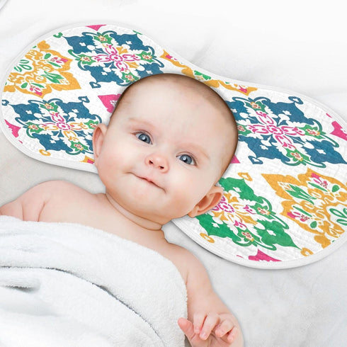 YETTASBIN Mexican Talavera Muslin Baby Burp Cloth, Super Soft Absorbent Cotton Burp Rag Baby Bibs Feeding Cloth