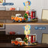 Sunset-Stopover Set Set 455 Lumibricks City Lighting-Building-Bricks - Road Trip Car Station Modular Collection LED