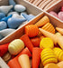 MIKNEKE 162 Wooden Loose Parts Sensory Bin Filler Toys - Mandala Rainbow Stacker Open Ended Educational Toys