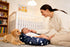 Newborn Lounger Cover - Hypoallergenic Minky Fitted Cover for Boppy Lounger Pillow - Stain-Resistant & Soft Baby