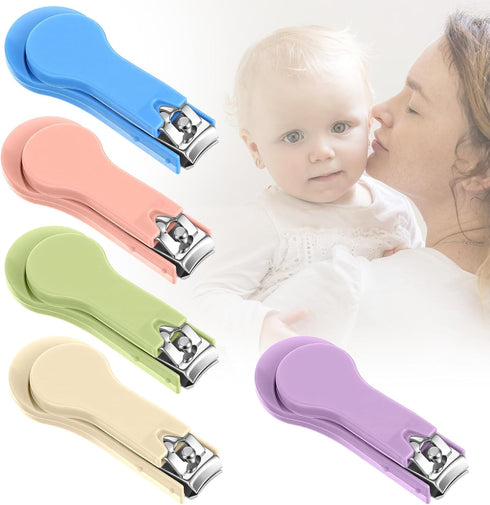 Qianyu 5 Trimmer NailTrimmer Pcs Baby Nail Clippers Fold Up Baby Nail Clippers Stainless Steel Finger Cutter Small Jaw