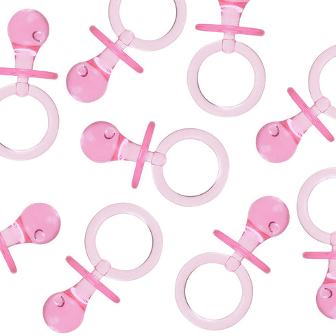 Super Z Outlet Acrylic Glass Plastic Cute Small Baby Pacifiers for Baby