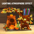 temeilr Set-1880PCSMulti 6 Capybara Micro Building Blocks functional self-assembly Flowers and PLANTS Capybara Cute Pen