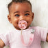 Pack 2 Itzy Ritzy Fabric Pacifier Strap Universal Pacifier Clip Attaches to Clothing, Strollers & Bags - Keeps