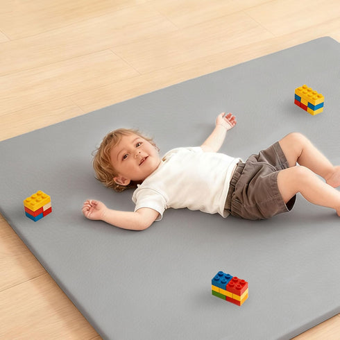 LevNubis Baby Play Mat for Floor, 50"50" Playpen Mat, 1.3" Thick Elasti-Foam, Non-Slip