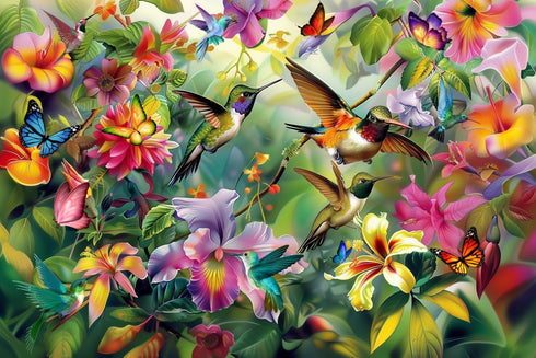 Puzzles for Adults, 1000 Pieces Family Puzzle Game Toy (Hummingbird)