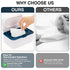 wenvastree Baby Wipes Dispenser, Wipe Holder for Baby & Adult,Keeps Wet Tissue Fresh, Non-Slip Wipes Case,Easy Open