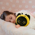 (16 Inch) Mewaii Cute Black Cat Bee Plush Pillow, Kawaii Plushies Bee Stuffed Animal Toy, Kitten Plushies with Honeybee