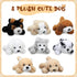 8 5 Inch Sumind Pcs Christmas Dog Stuffed Animals Bulk Assorted Cute Stuffed Puppy Dogs Small Animal for Xmas Holiday