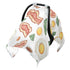 Mazeann Breakfast Bacon Fried Egg Car Seat Cover Baby Breathable Soft Infant Carseat