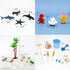 Beach Zen Garden Accessories Kit - Desktop Beach Fairy Garden Kit Sandbox Decor Tools Bamboo Rake Ornament Decoration