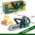 Set Kids Electric Chainsaw Toy Tool Pretend Play with Safety Goggles, Work Gloves | Rotating Chain and Realistic Sound