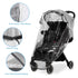 Clear Stroller Rain Cover, Universal Travel Weather Shield for Baby Stroller, Waterproof and Windproof