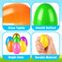 72-288 2.36" 66 6 Leetous PCS Easter Empty Eggs for Egg Hunt, Bulk Hinged Plastic PCS Colorful Eggs with PCS Golden