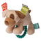 Taggies Soft Baby Rattle, 6-Inches Buddy Dog with Teether Ring