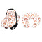 Rainbow Baby Car Seat Cover and Nursing Pillow Cover, Ultra Soft Comfortable
