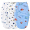 david's kids 100% Cotton 3 Pack Baby Swaddle Wrap for 0-3 Months,