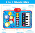 1 1-2 2 1 12-18 1 2 3 Baby Toys for Year Old: Baby Musical Mat Toddler Toys Age - in Piano Drum Babies Play Mat