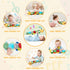 JoyCat 0-18 38 Tummy Baby Toys Months, Musical Crawling Caterpillar Plush Toy - Songs & Recording Feature, Bouncing