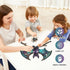 Games,300 13.2 12.5Inch Wooden Puzzles for Adults, Stained Glass Bat Puzzles Animal Wooden Puzzles, Unique Irregular