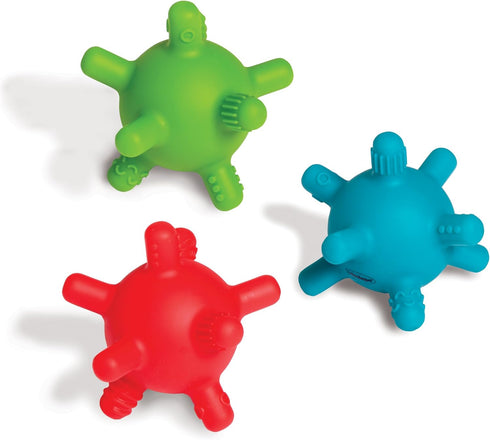 Edushape - Multicolor Teething Balls - Set of 3