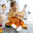 PUNP 36'' Plush Horse Riding Stick with Handsewn Head, Sturdy Wood Stick, Neighing & Clip-Clop Sounds
