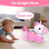 6-9 9-12 12-18 Tummy 0-2, 1 1st iPlay, iLearn Unicorn Baby Musical Toy, Infant Crawling Toys for Month, Baby Time