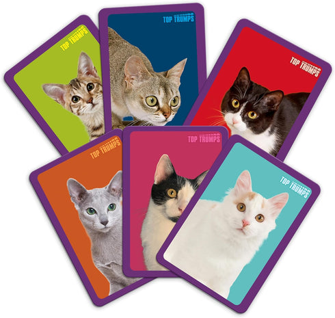 Top Trumps Match Game Cats - Family Board Games for Kids and Adults, Matching and Memory Game for 2 Players