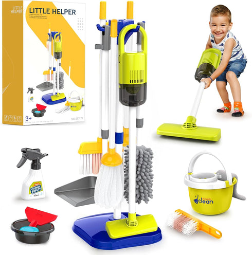 Pupu Pig Toddler Toys Cleaning Set, Kids Cleaning Toy Set, Pretend Play Home Cleaning