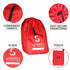 SLYNNAR Car Seat Travel Bag for Airplane - Fits Convertible Car Seats, Infant carriers & Booster Seats, Red Upgrade